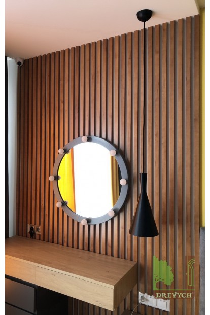 Rails with a mirror, unique room decor